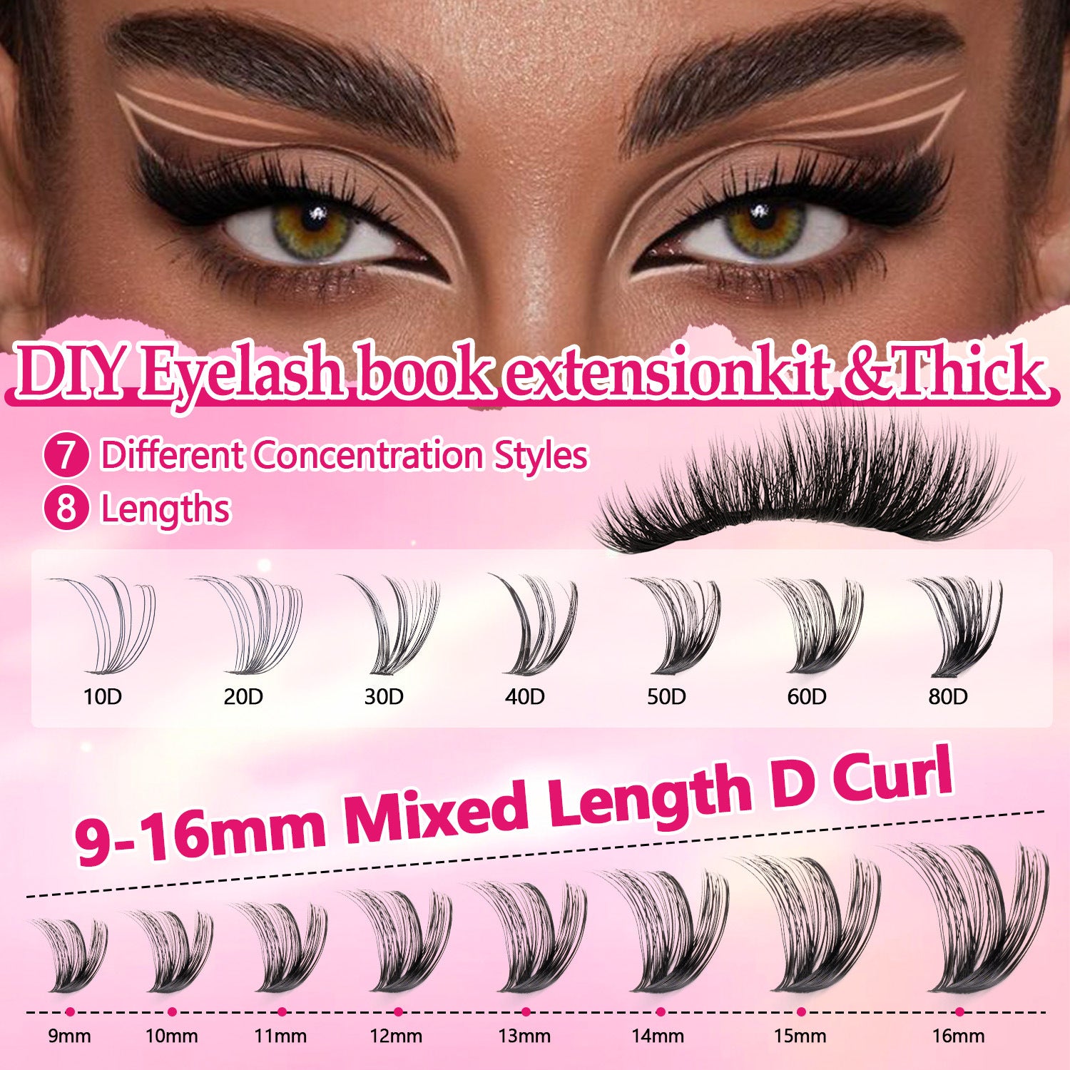 False Eyelash Set