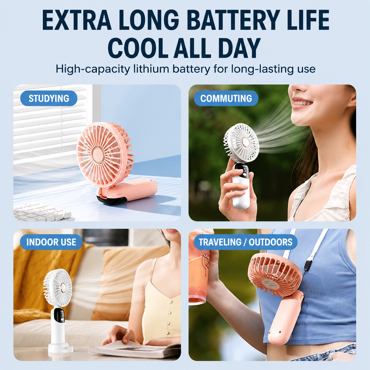 Handheld fan