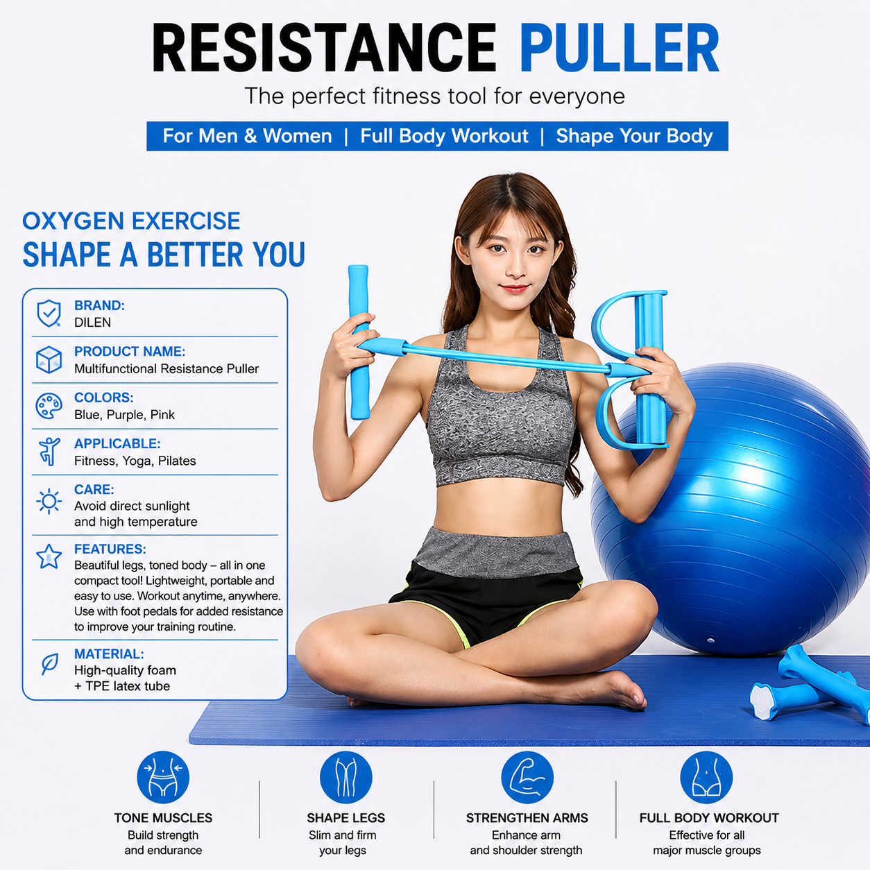 Pedal Resistance Band Trainer